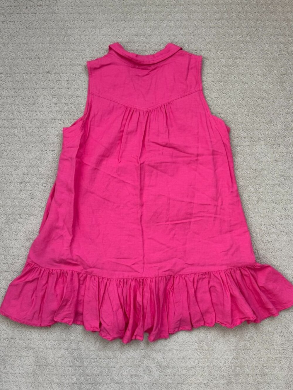 FATE Pink Linen Blend Mini Dress - Picture 6 of 6
